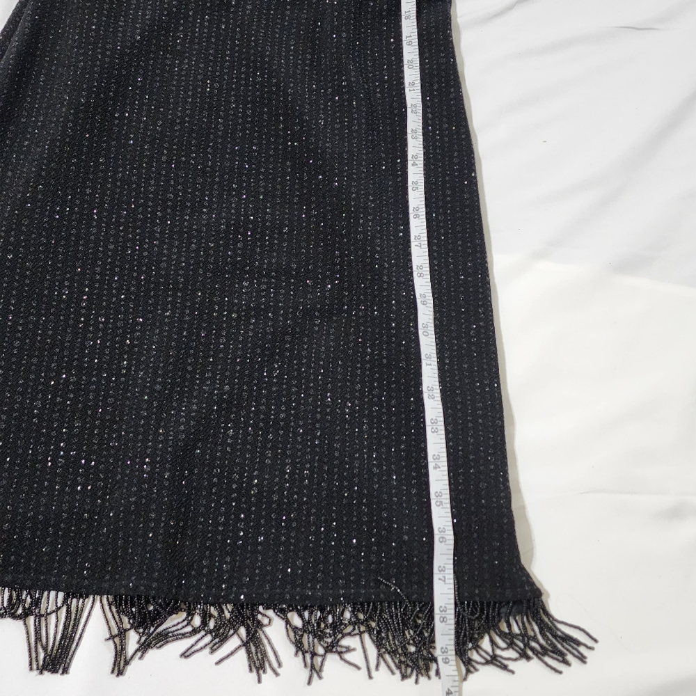 Little black dress halter dress size 13-14 by Bari Jay vintage dress classic - Picture 9 of 15